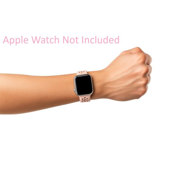 Silicone Band fits Apple Watch Hole Lattice 38/40/41 Series 456789 SE - Picture 1 of 3